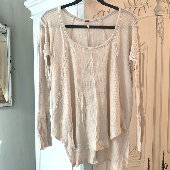Free People Tops - Free people waffle long sleeve